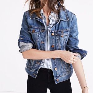 Madewell Jean Jacket in Pinter Wash